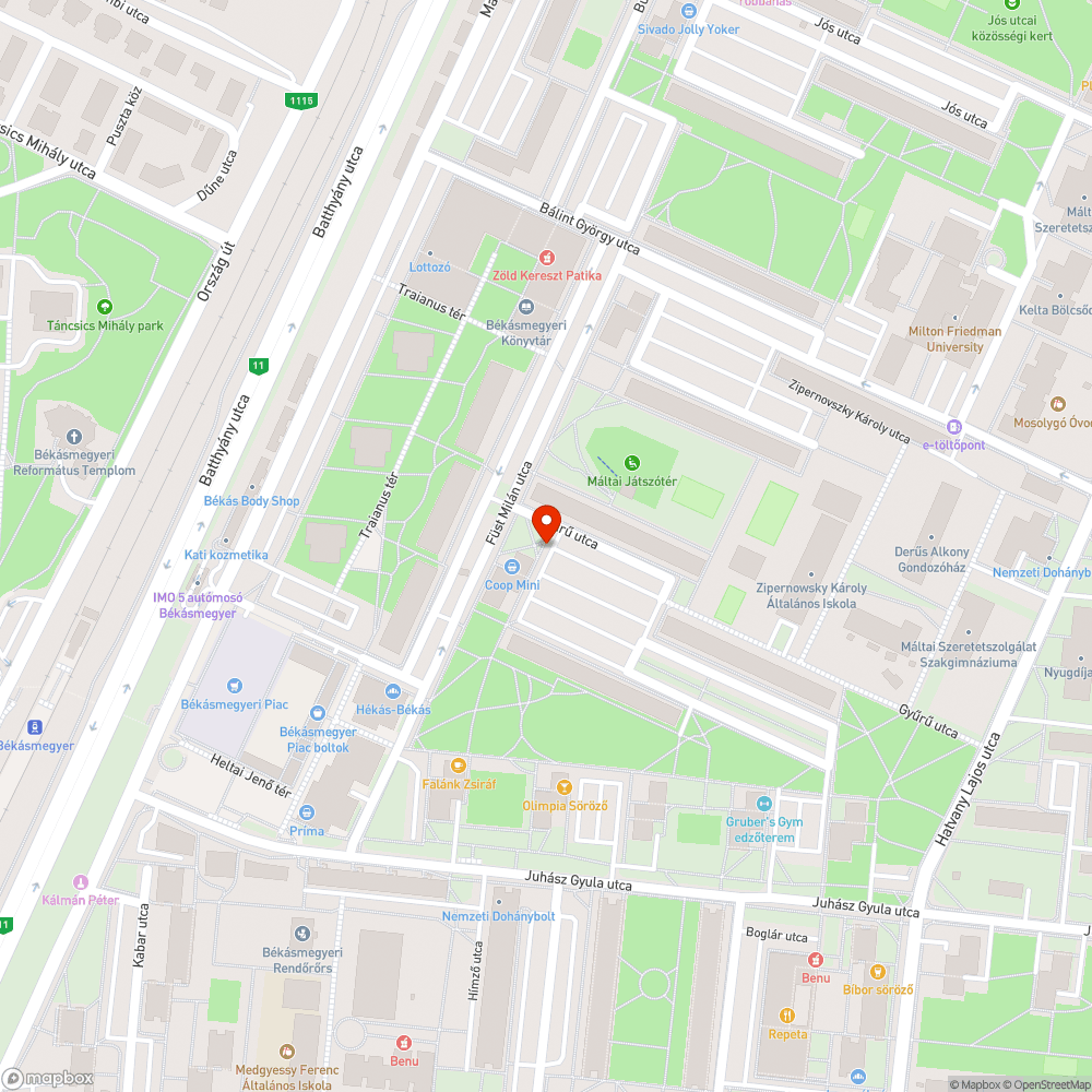 Fölöslegessé vált támasztó bejelentés helye