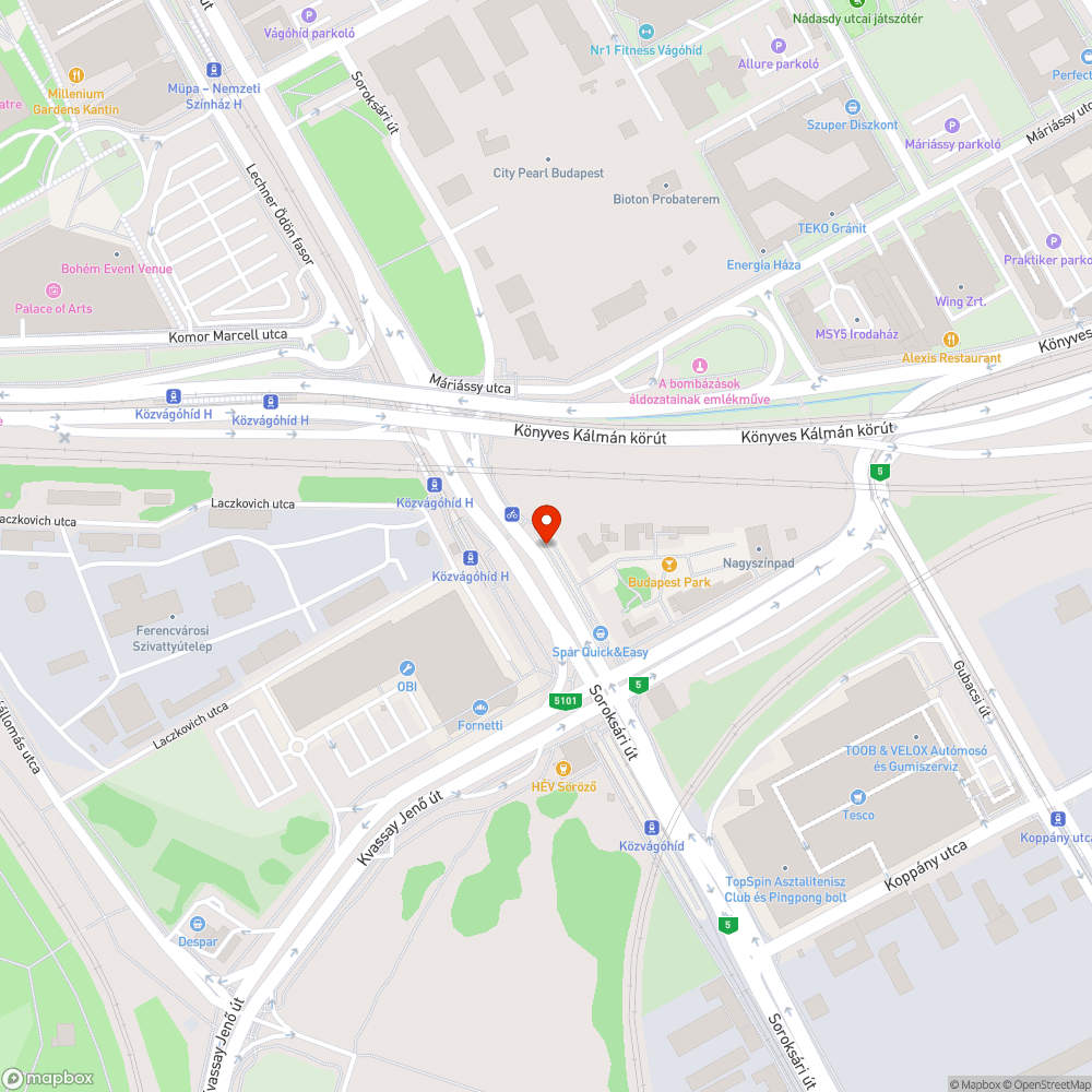 Járdára belógó fa bejelentés helye