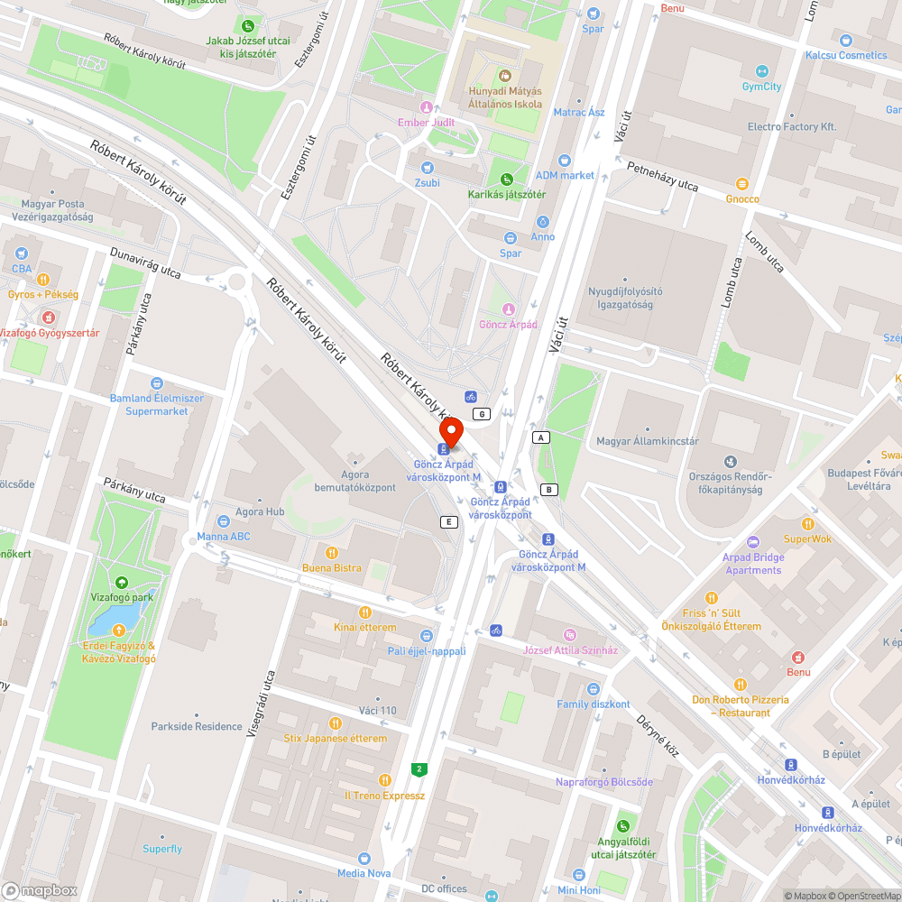 Sípoló mozgólépcsők az Árpád hídnál bejelentés helye