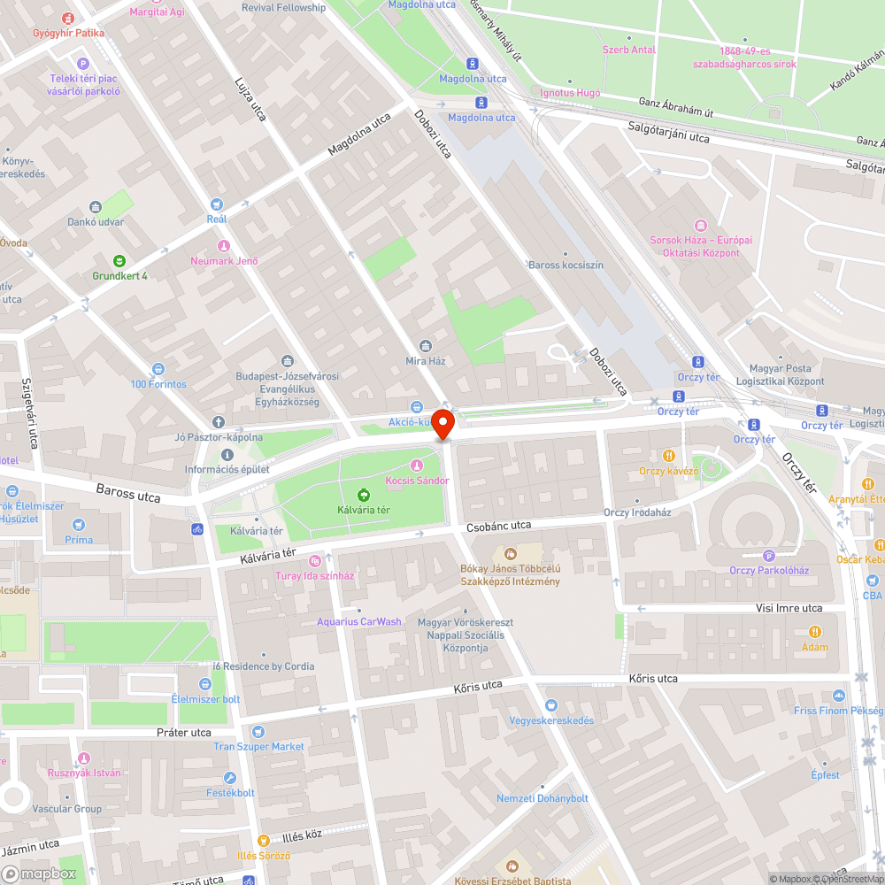 Eltörött tábla a park kapuján bejelentés helye