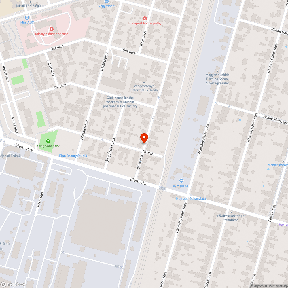 Első rendszám nélküli elhagyott autó bejelentés helye