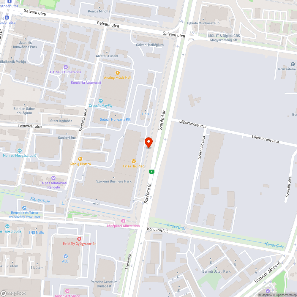 A Szerémi úti kerépárút érintetlen hibái bejelentés helye