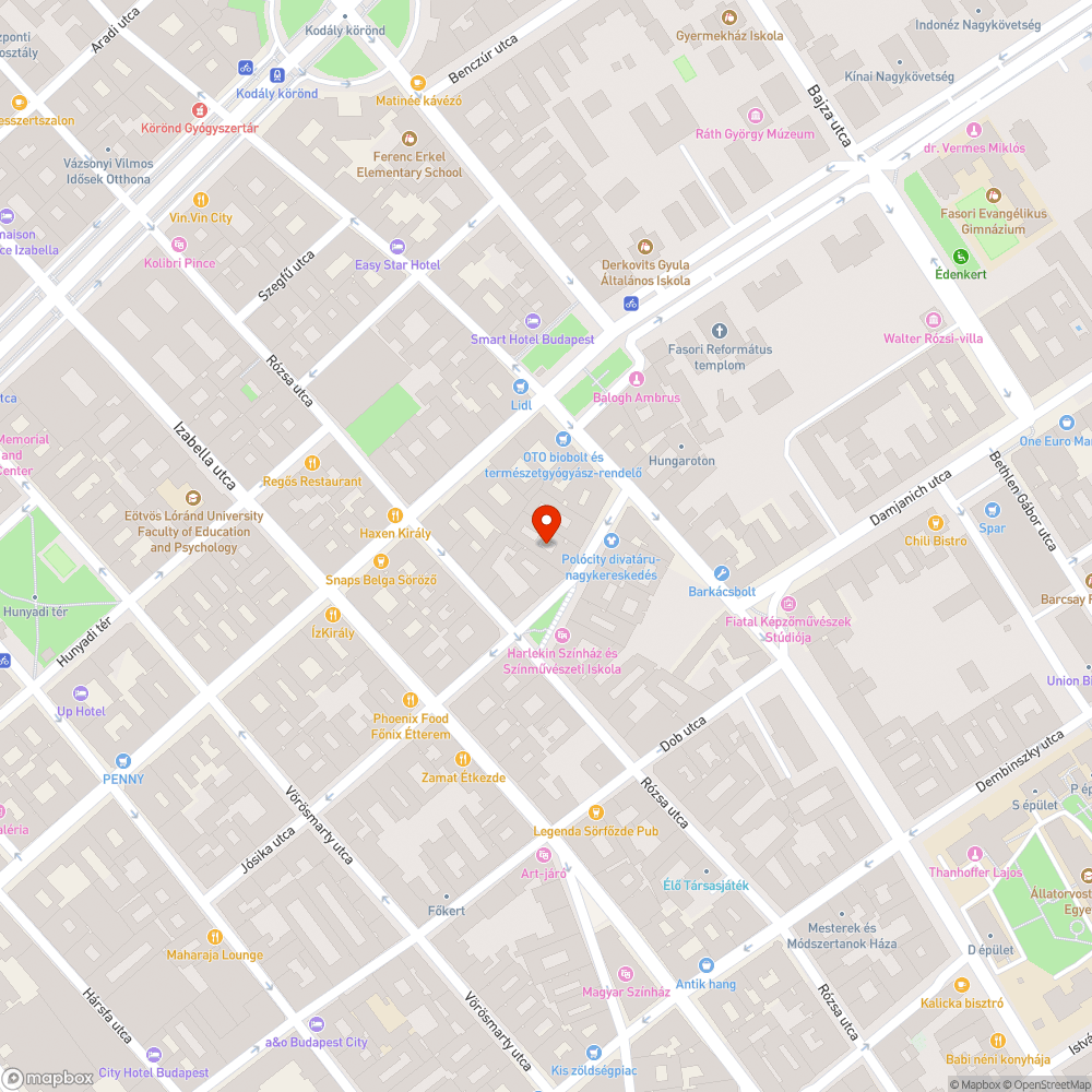 Roncs bejelentés helye