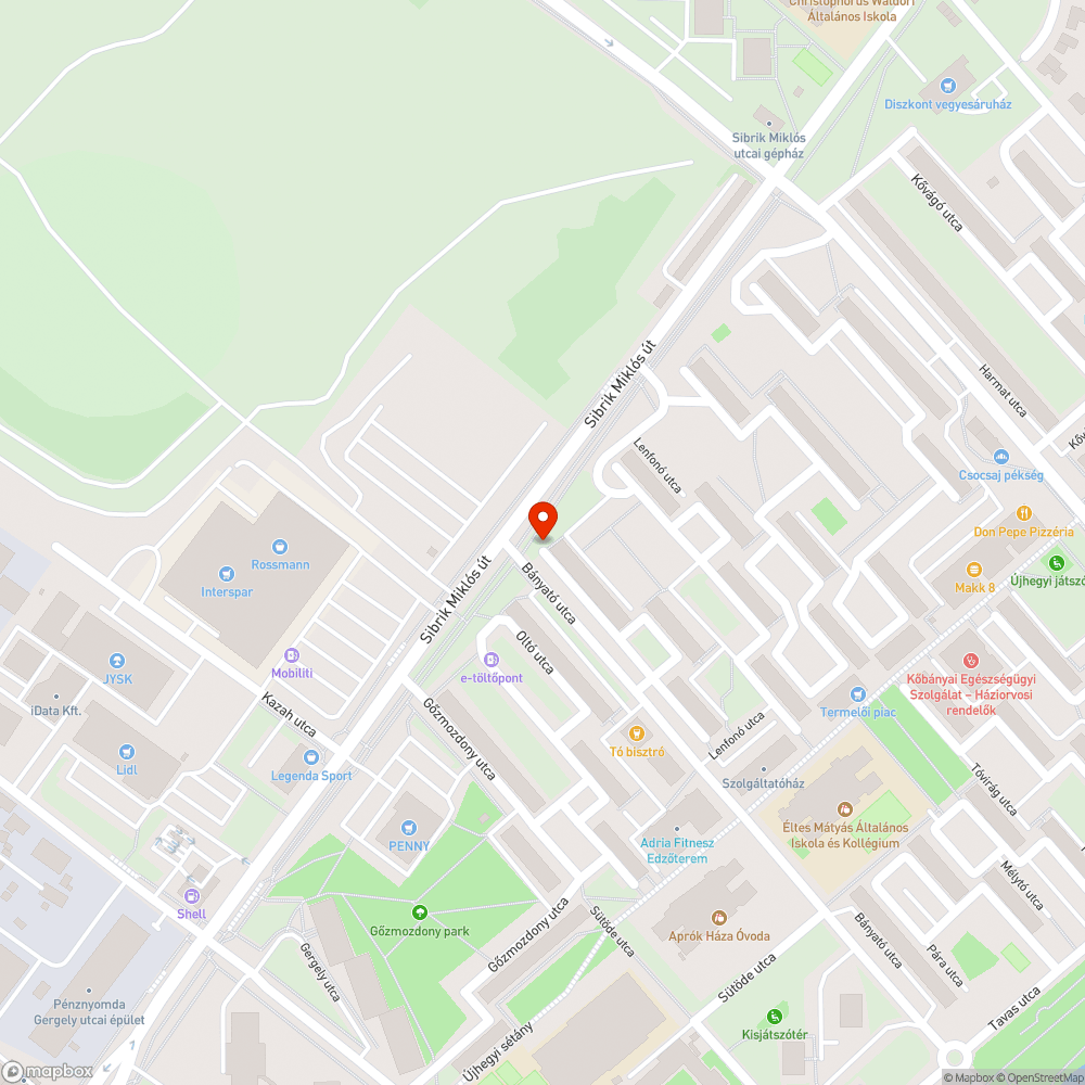 Hiányzó zebra felfestés bejelentés helye