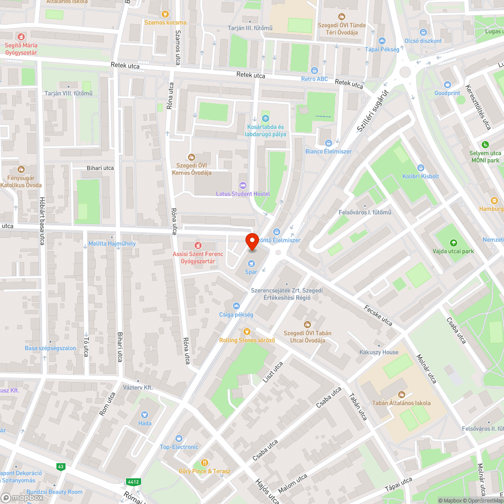 Megtelt elemgyűjtő edény - Debreceni utcai Spar üzletben bejelentés helye