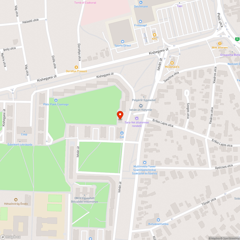 Játszótér melletti kerékpártartók állapota bejelentés helye