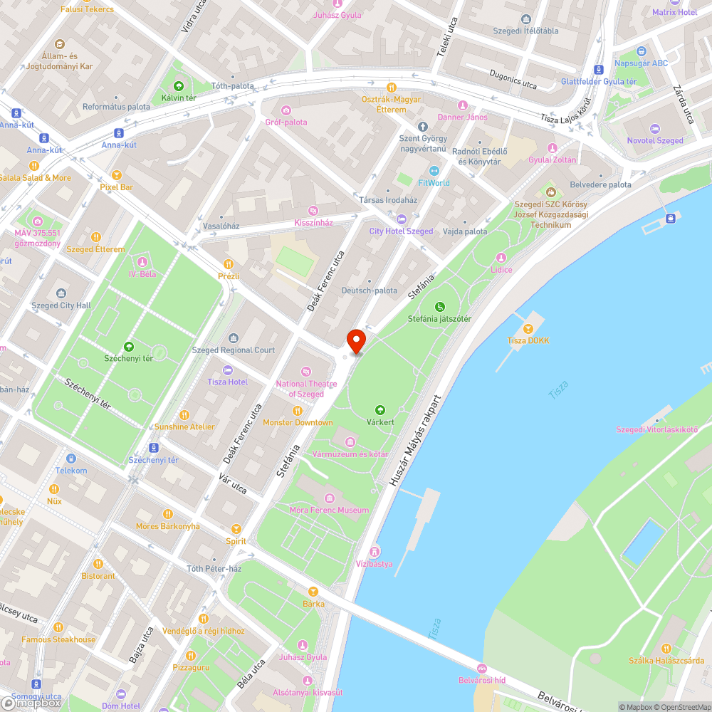 Hullámos kerékpárút bejelentés helye