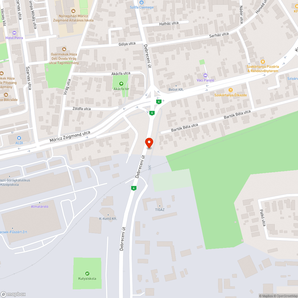 Szemétlerakat a kerékpár út mellett bejelentés helye