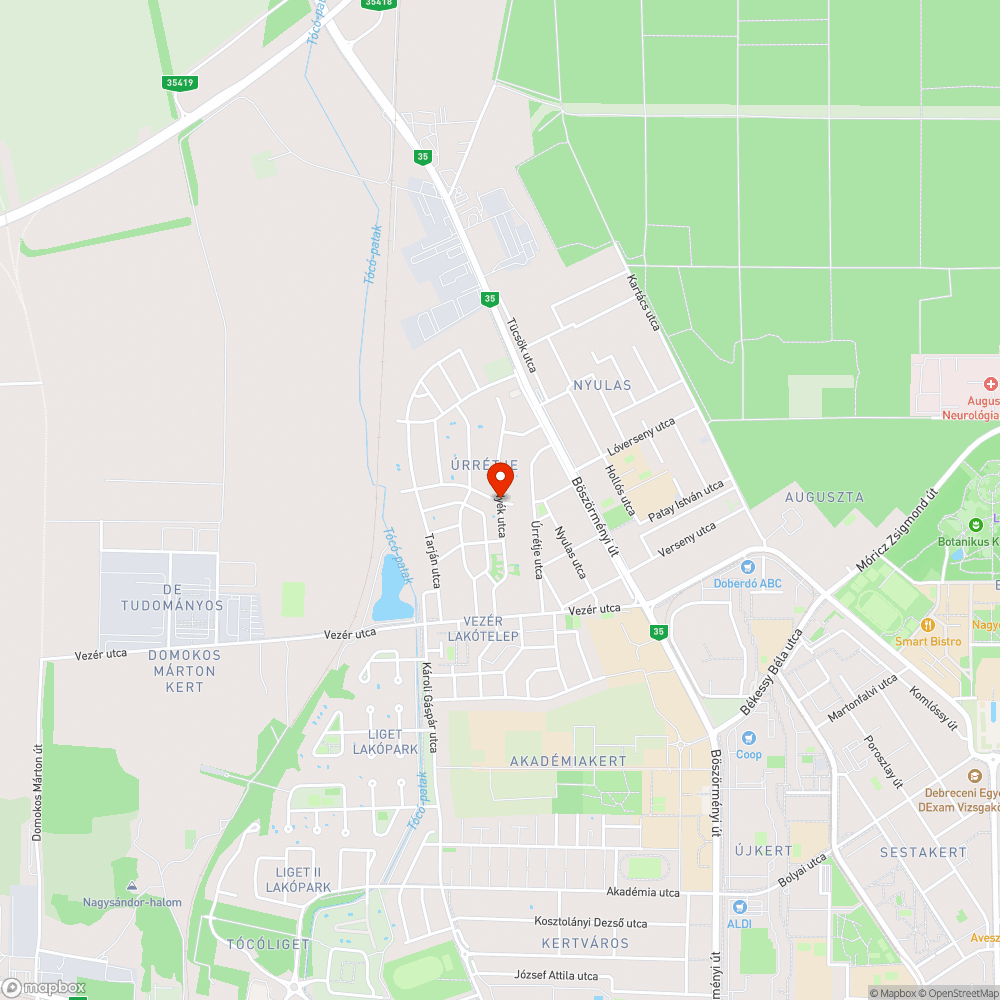 útbeszakadás bejelentés helye