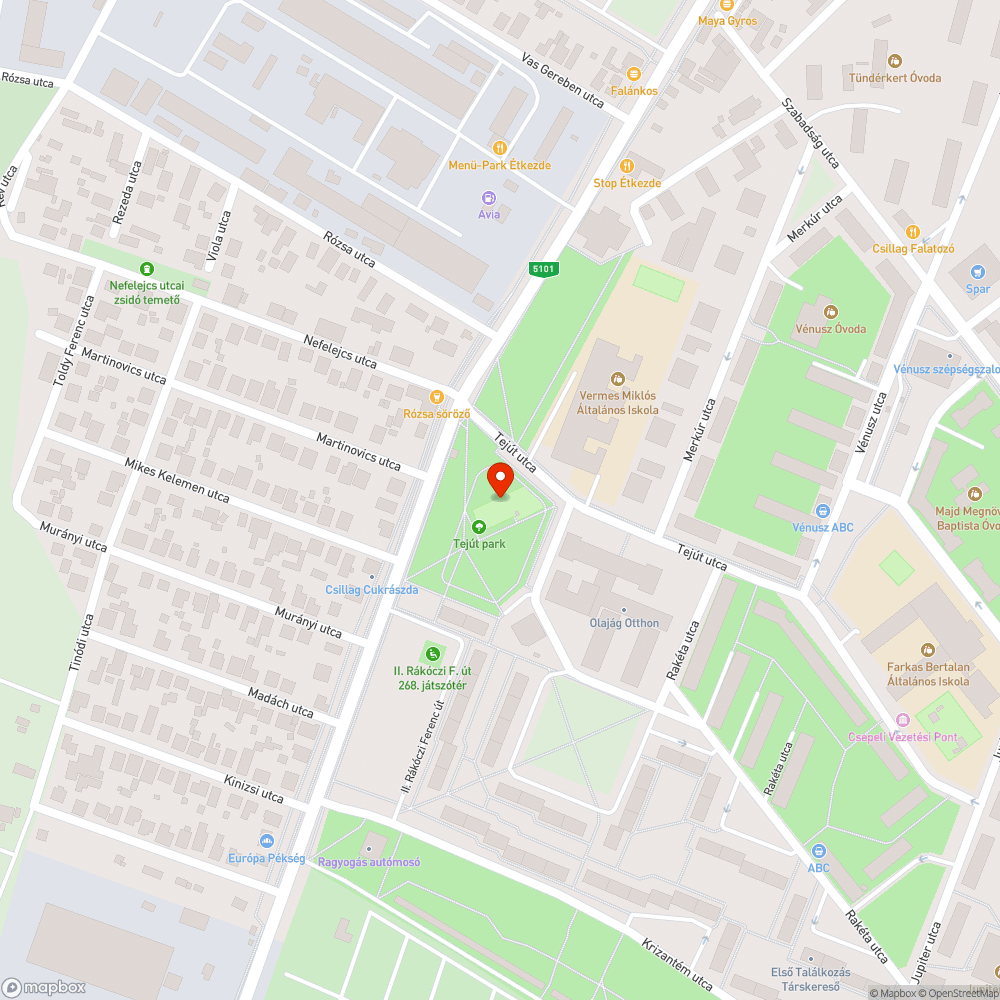 Csepel 1214 Tejut pajut park kosarlabda gyuru/lánc hiba bejelentés helye