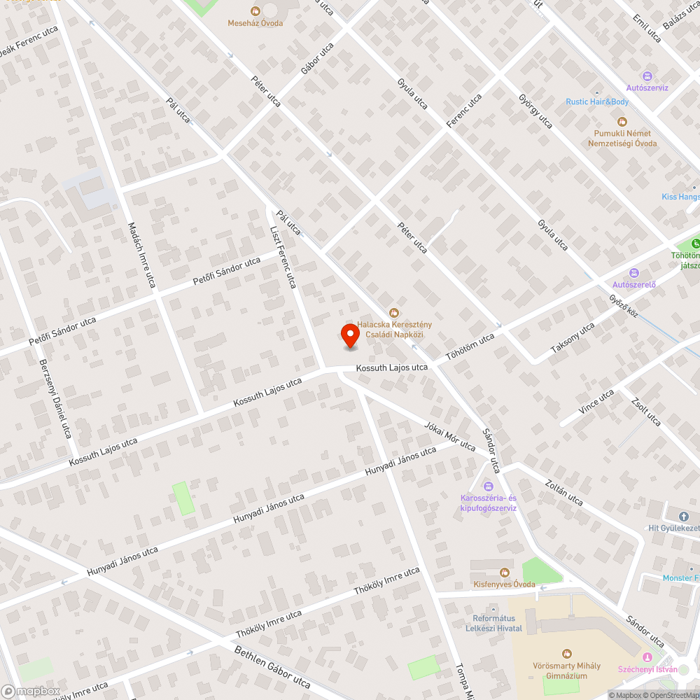 Darázsfészek bejelentés helye