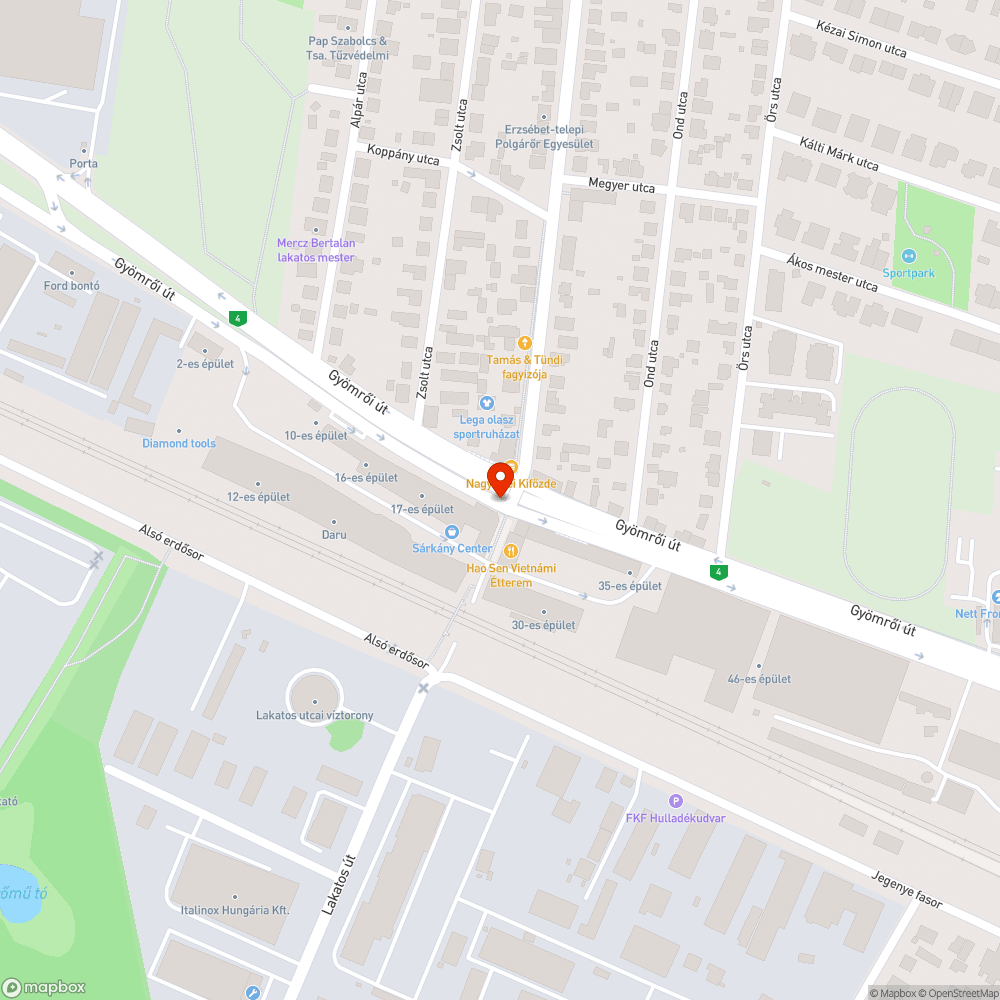 Ez - az a Felsőcsatári útnál bejelentés helye