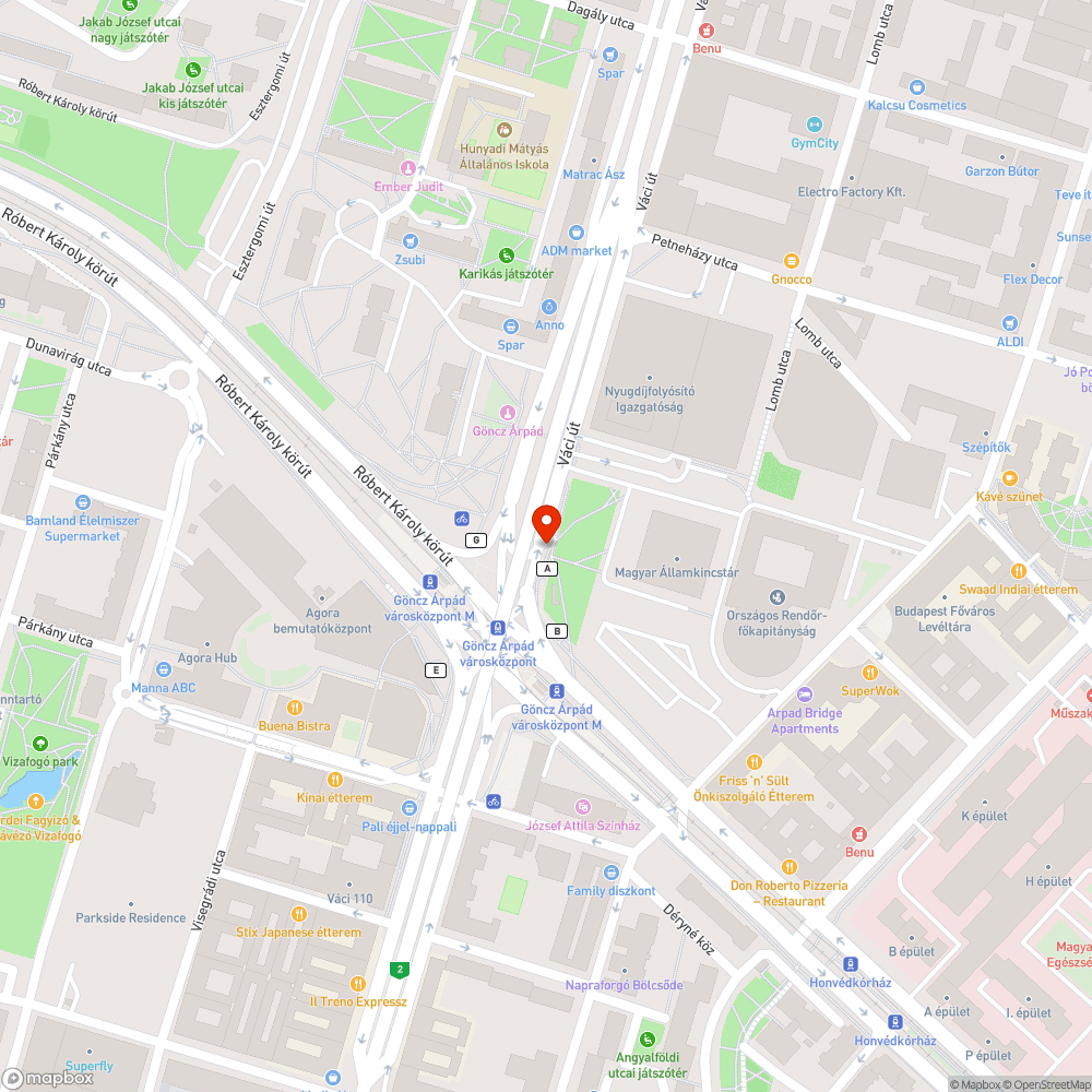 32 - Felszállás az első ajtón bejelentés helye