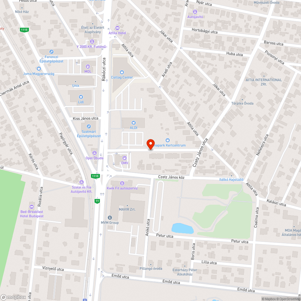 Állandó járdára parkolás bejelentés helye