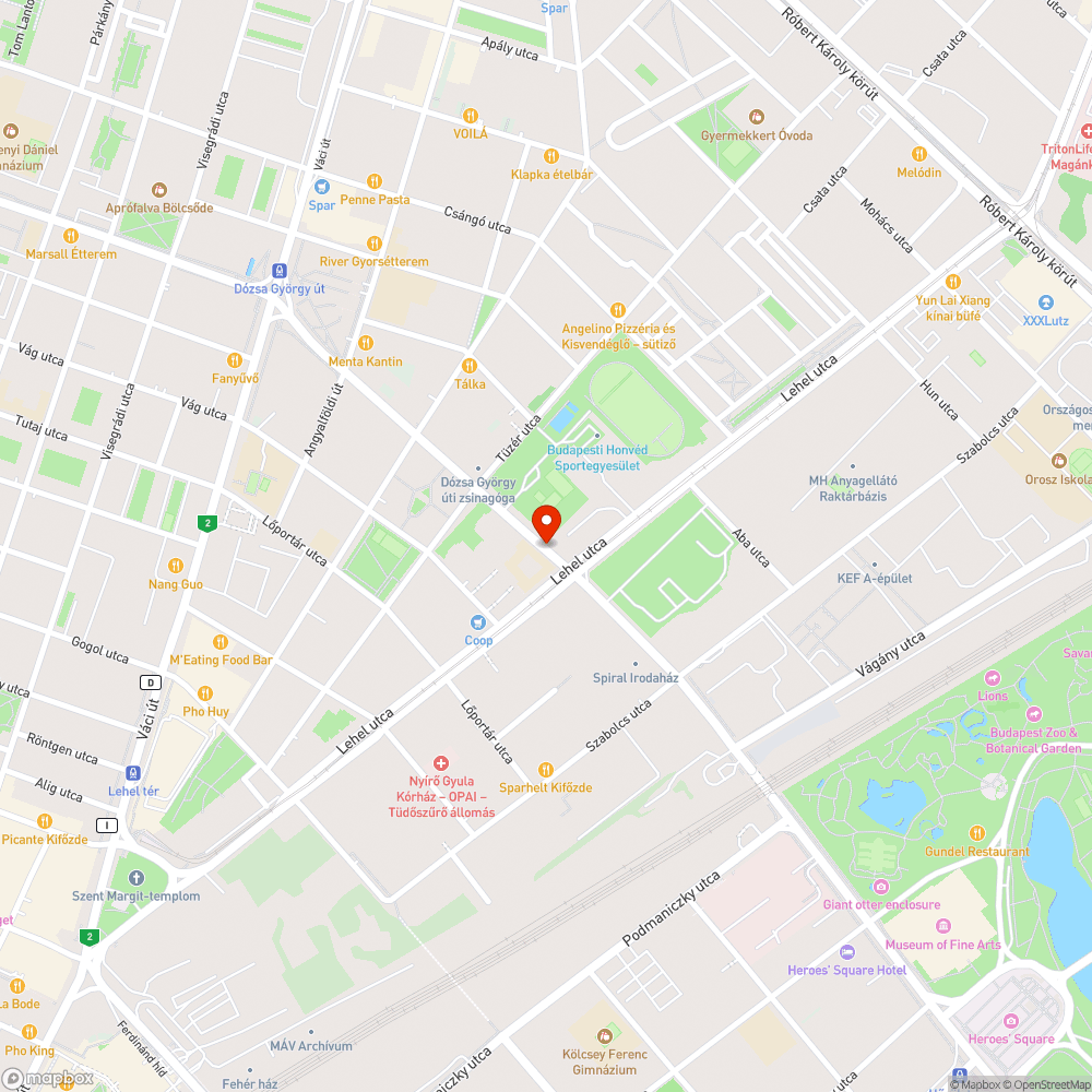 Kiszáradt fa bejelentés helye