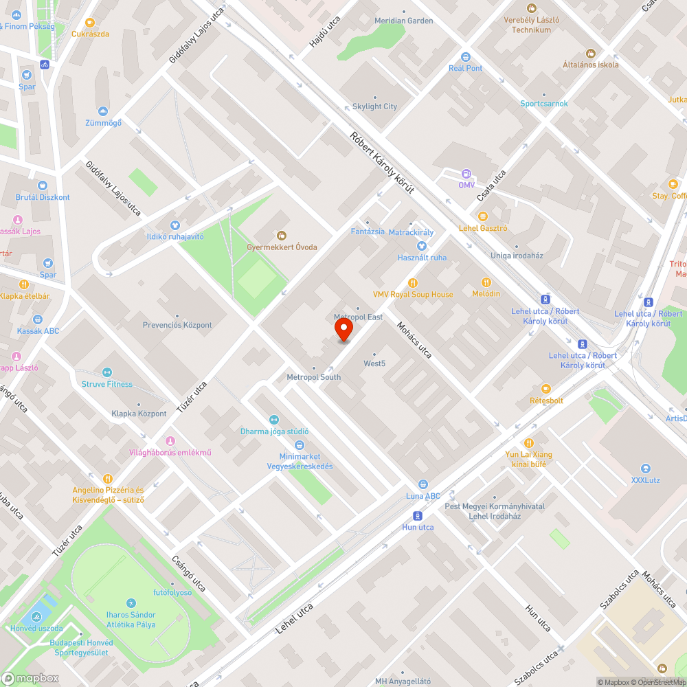 KIszáradt fa bejelentés helye