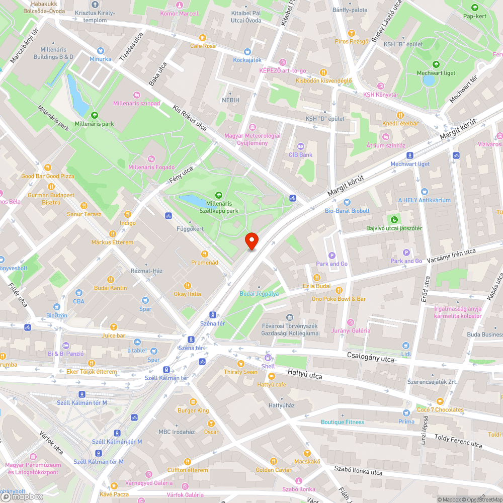 Szétesett kuka bejelentés helye