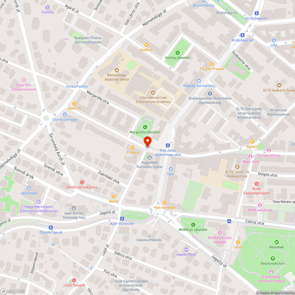 átrakott virágláda miatti illegális parkolás bejelentés helye