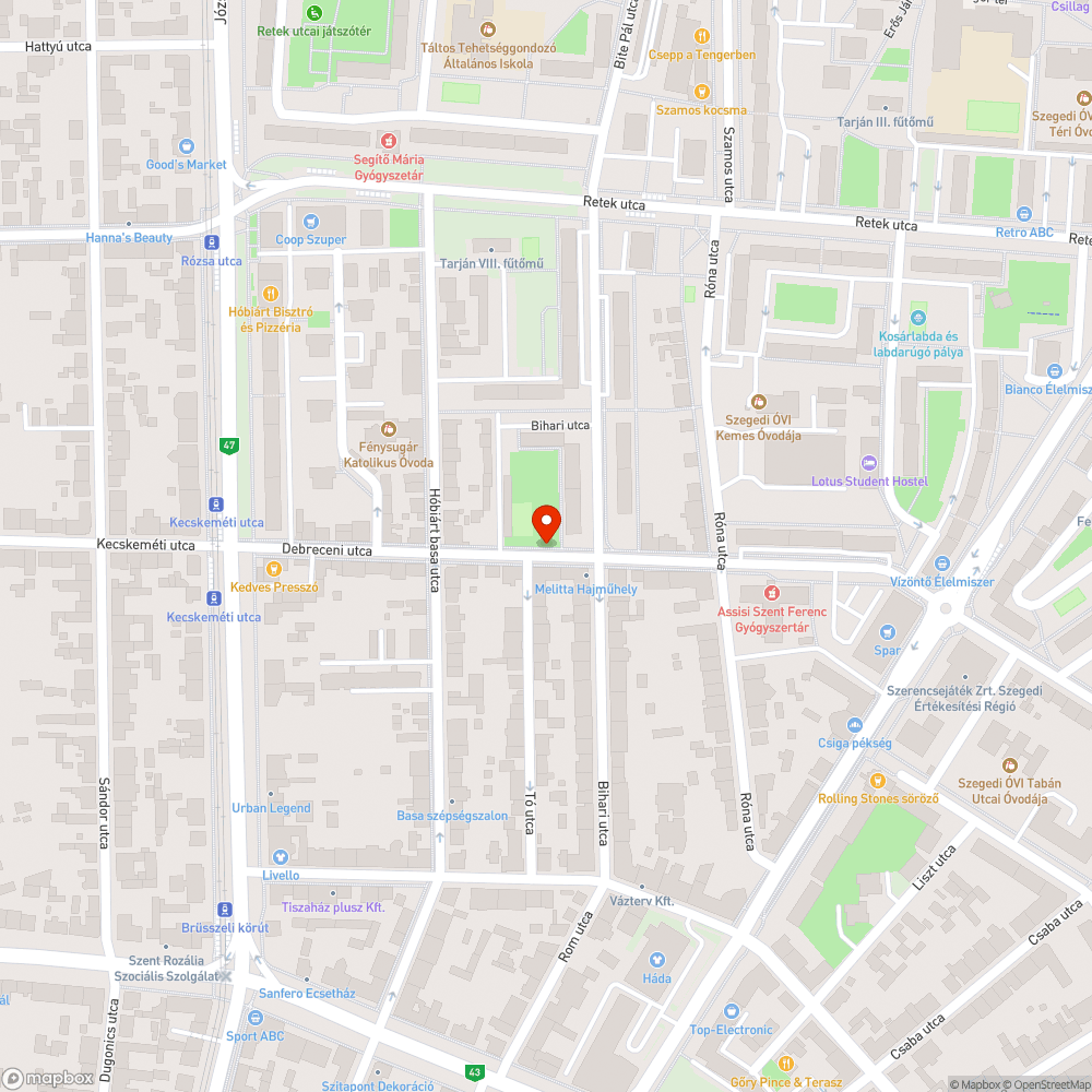 Zöldhulladék bejelentés helye