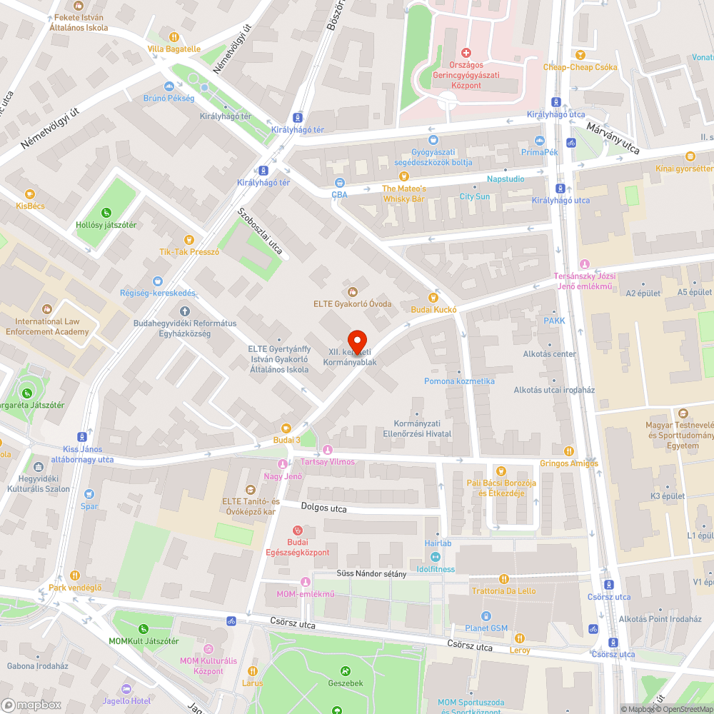 hiányzó fa bejelentés helye