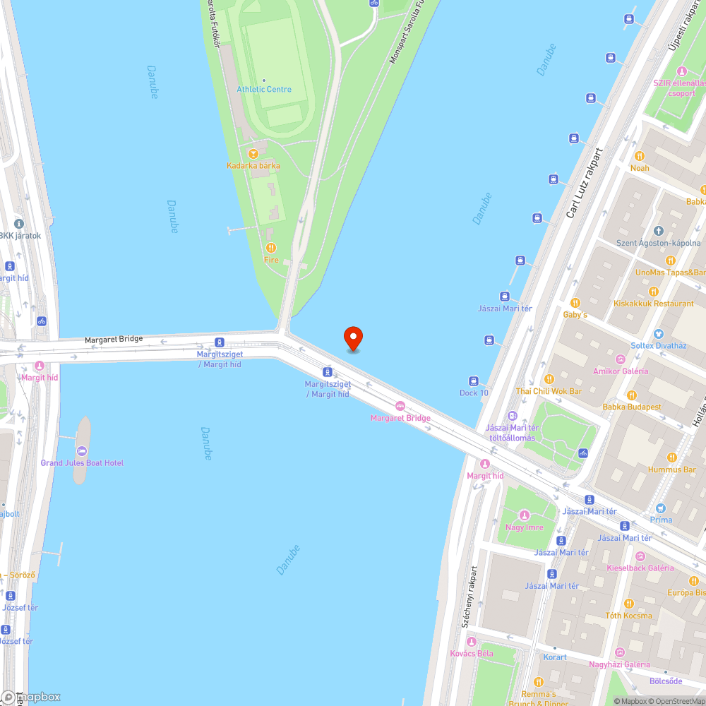 Margit hídi szemét bejelentés helye