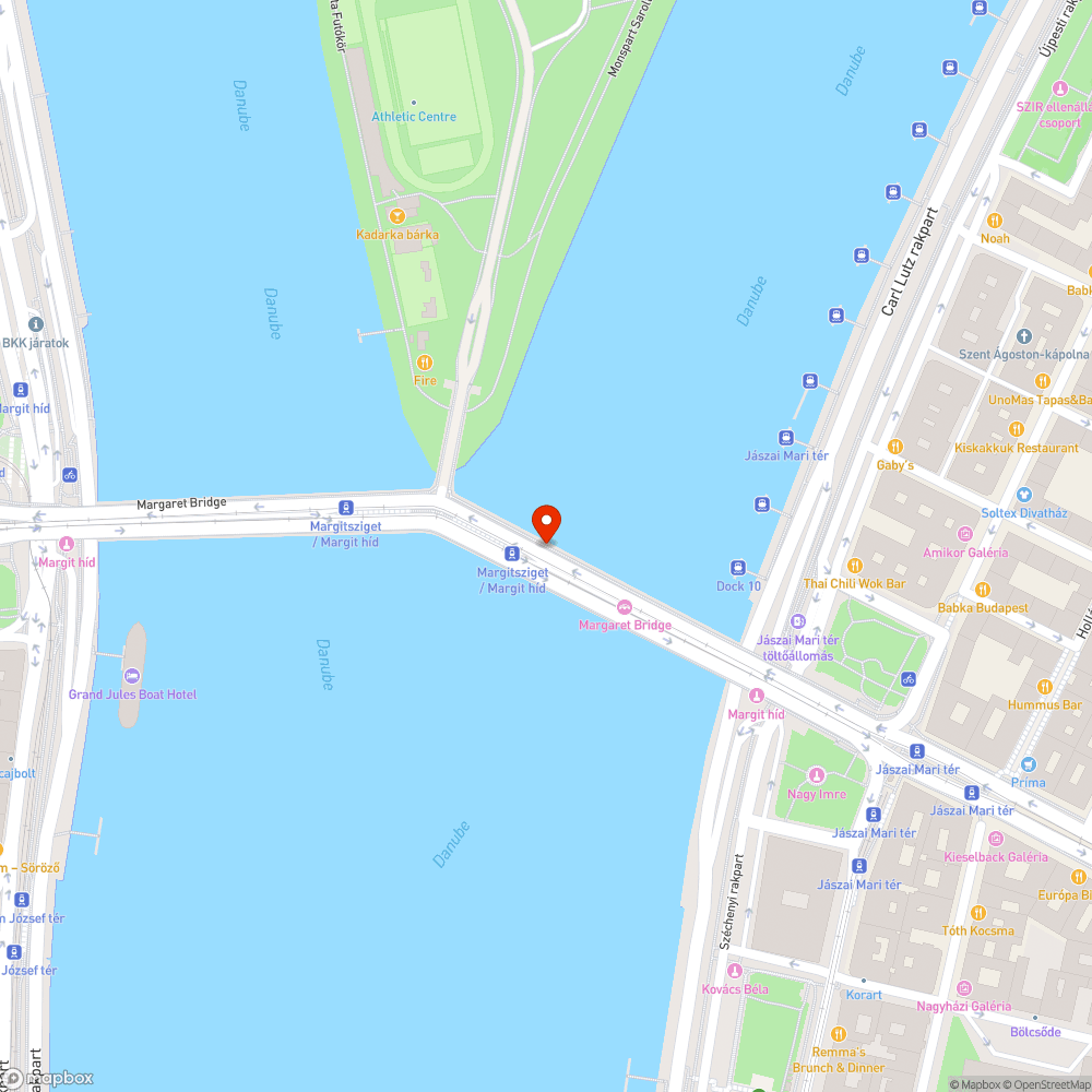 Margit hídi kandeláberek bejelentés helye