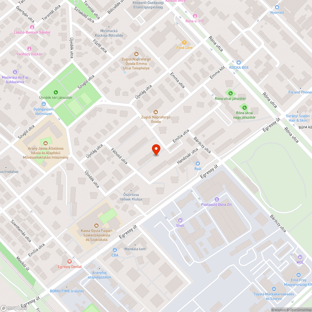 Veszélyes gödrök bejelentés helye