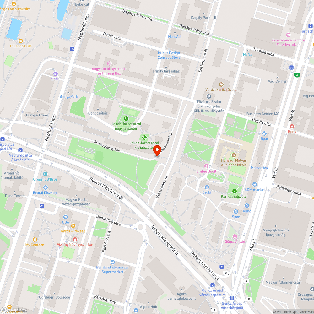 Sérült tábla bejelentés helye