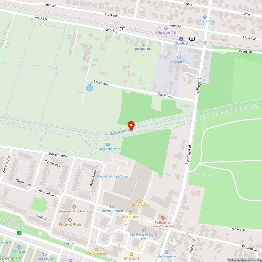 Kis fa bejelentés helye