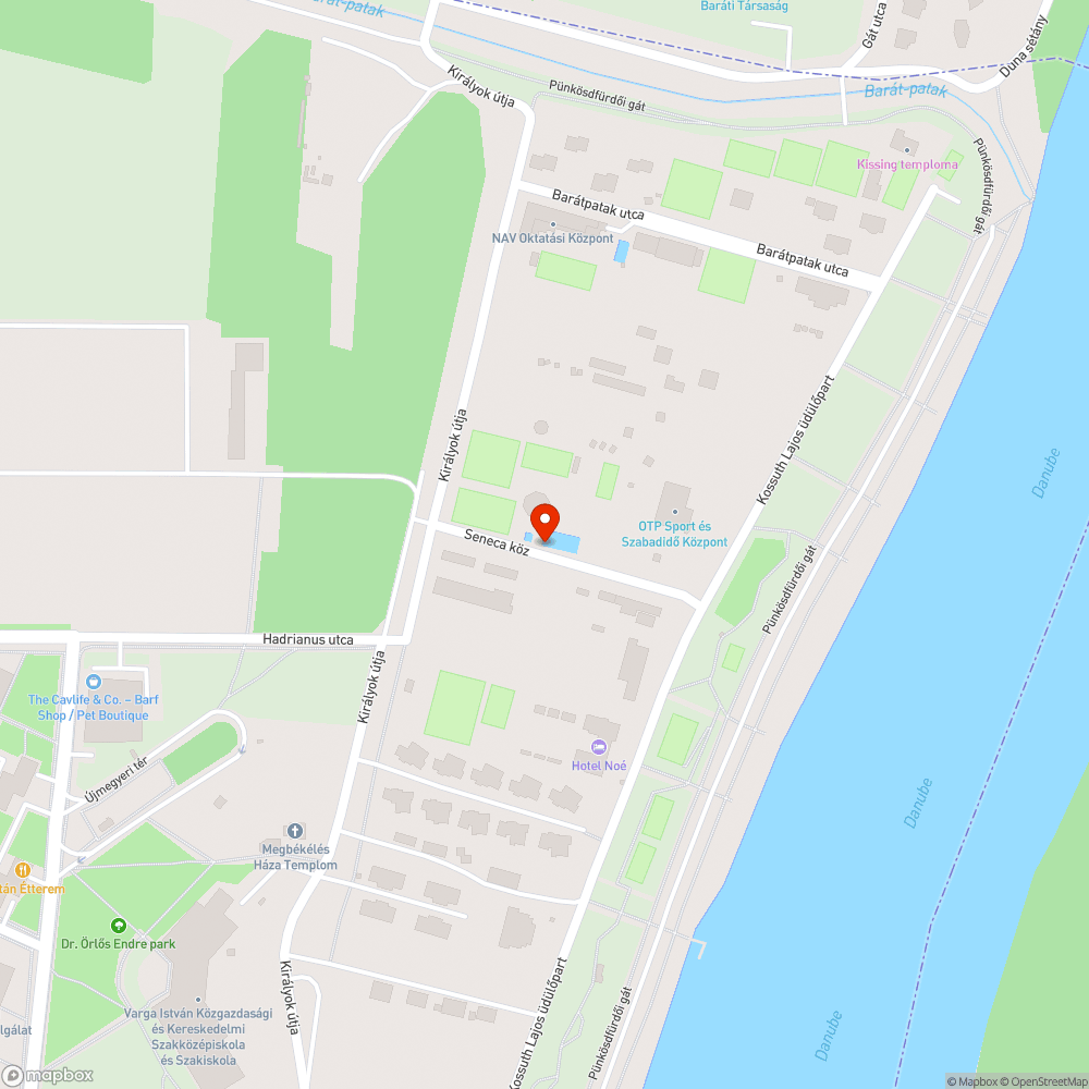 Közvilágítás nélküli utca bejelentés helye