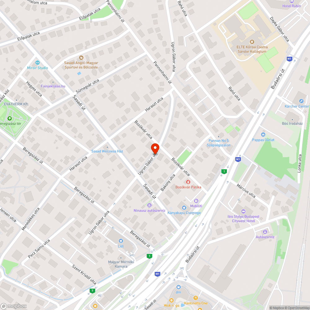 Javítás utáni hordalék bejelentés helye