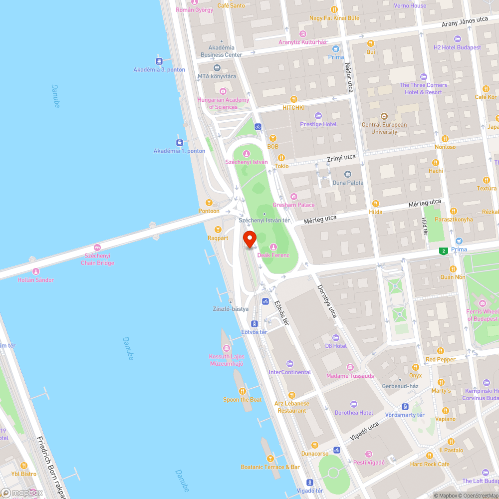 Graffitik a Lánchídnál bejelentés helye