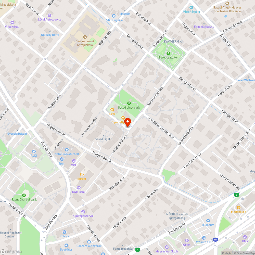 Süllyedt járda és úttest bejelentés helye