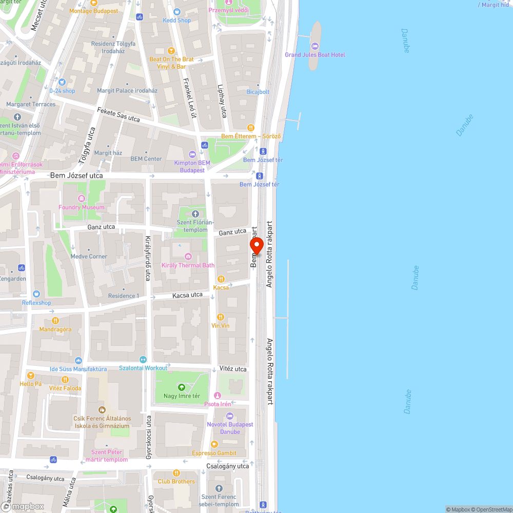 Graffitik a rakparton (Bem rakpart 44-46.) bejelentés helye