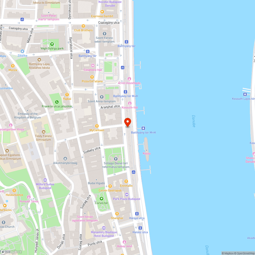 Graffitik a rakparton 3. (Bem rakpart 24.) bejelentés helye