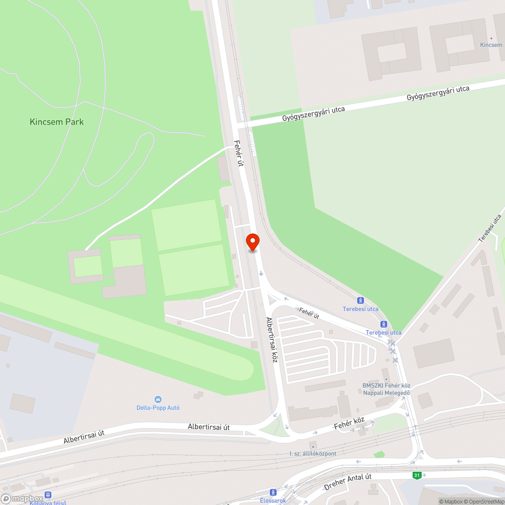 Kidöntött, súlyosan balesetveszélyes poller bejelentés helye