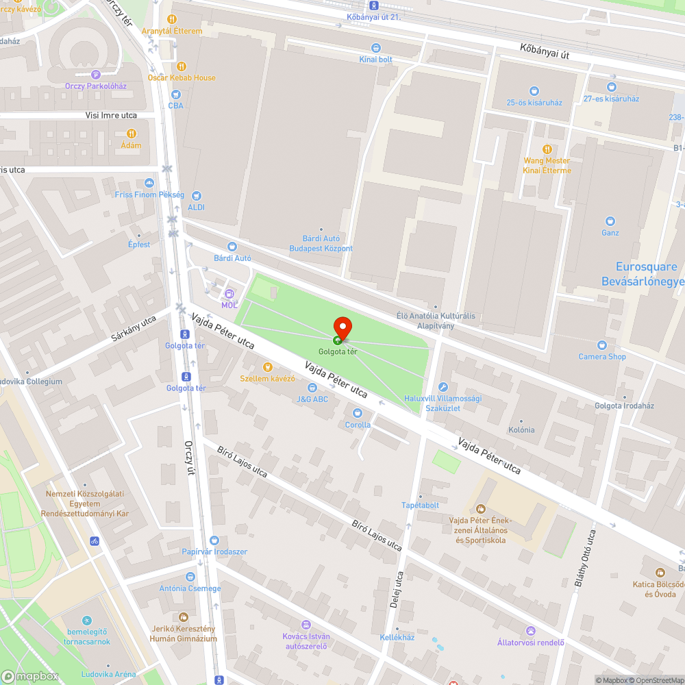 Széteső szökőkút bejelentés helye