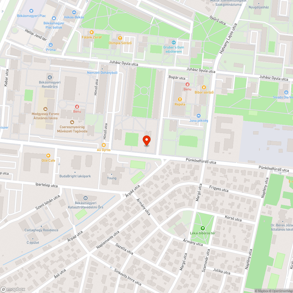 Itt is hiányzó járda bejelentés helye