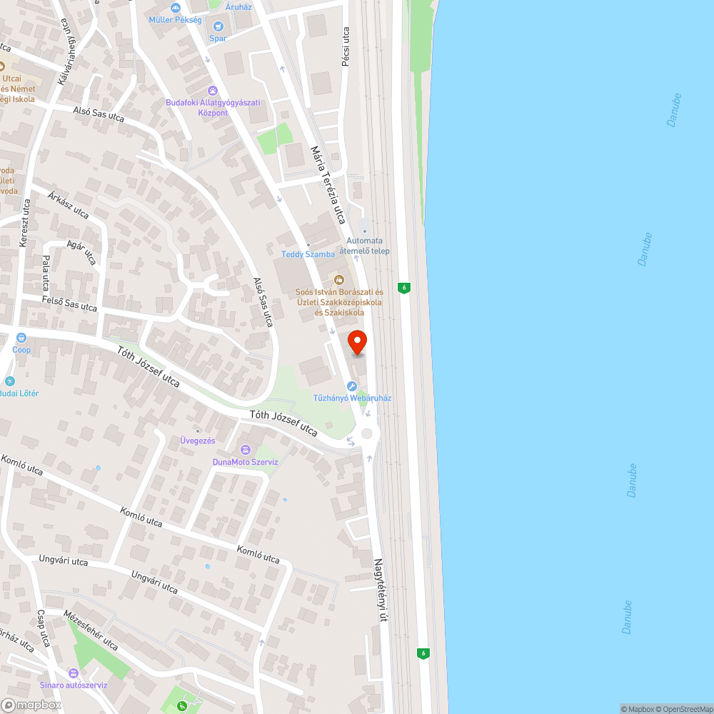 újra nincs világítás - Mária Terézia utca Budafok bejelentés helye