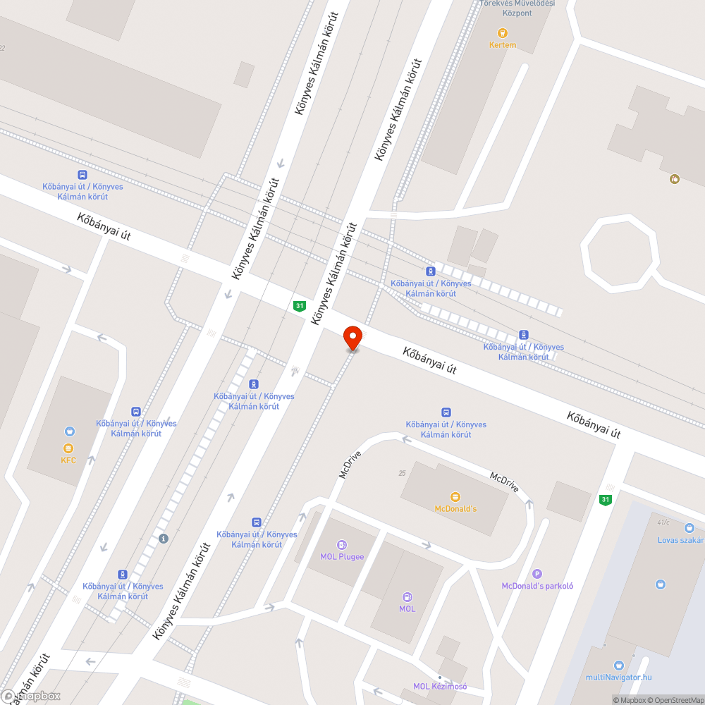 Balesetveszélyes illesztési hiba bejelentés helye