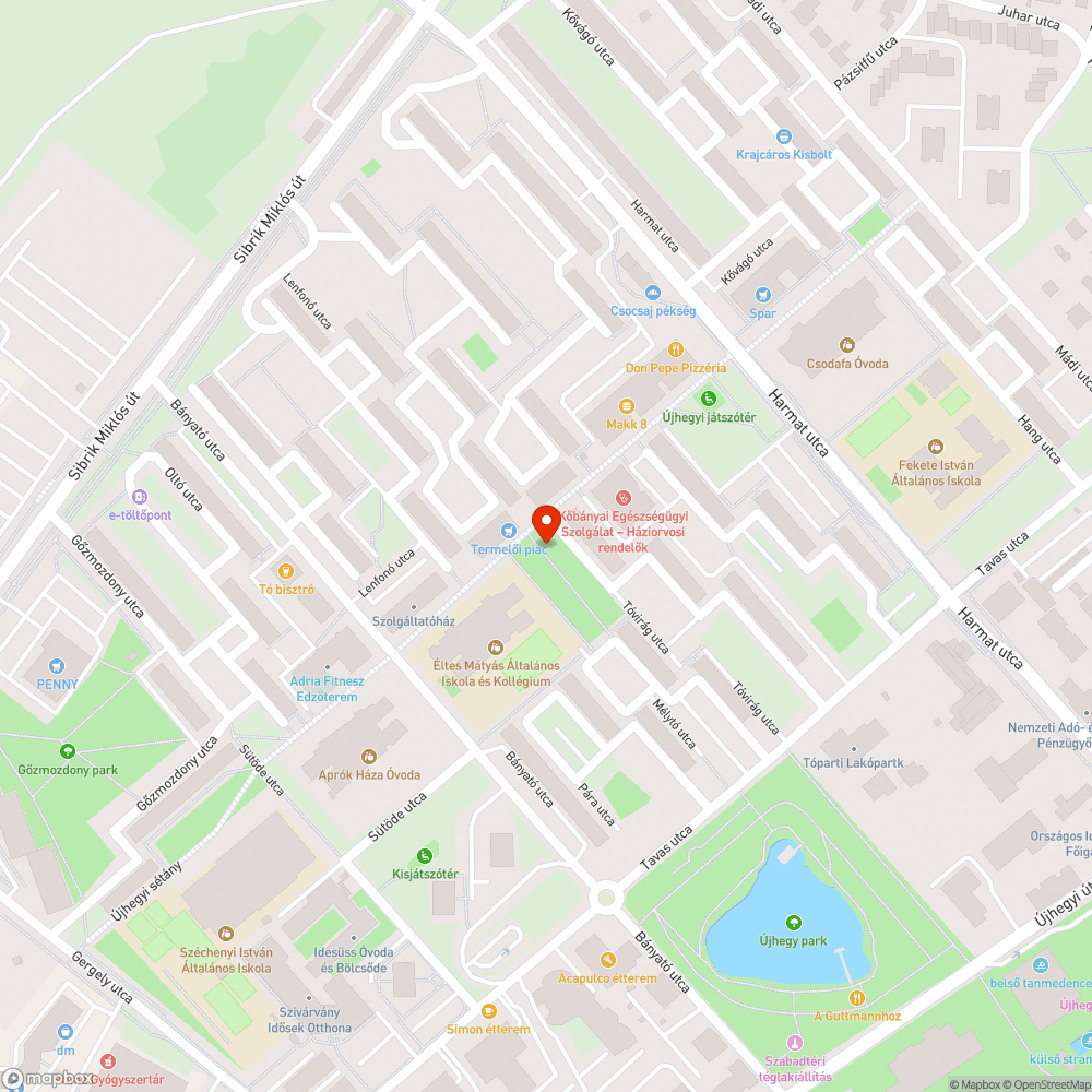 Leesett, hiányzó faelemek bejelentés helye