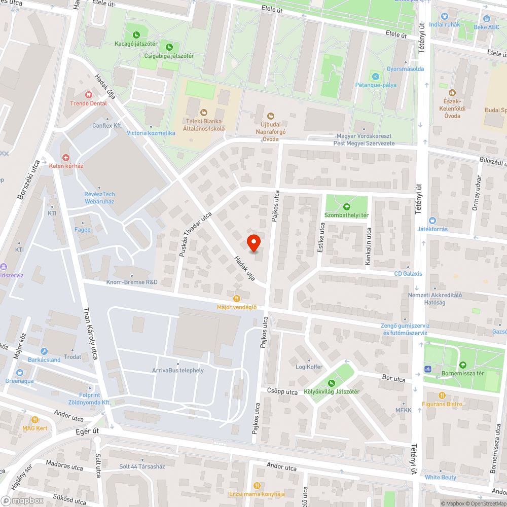 Felesleges keret bejelentés helye