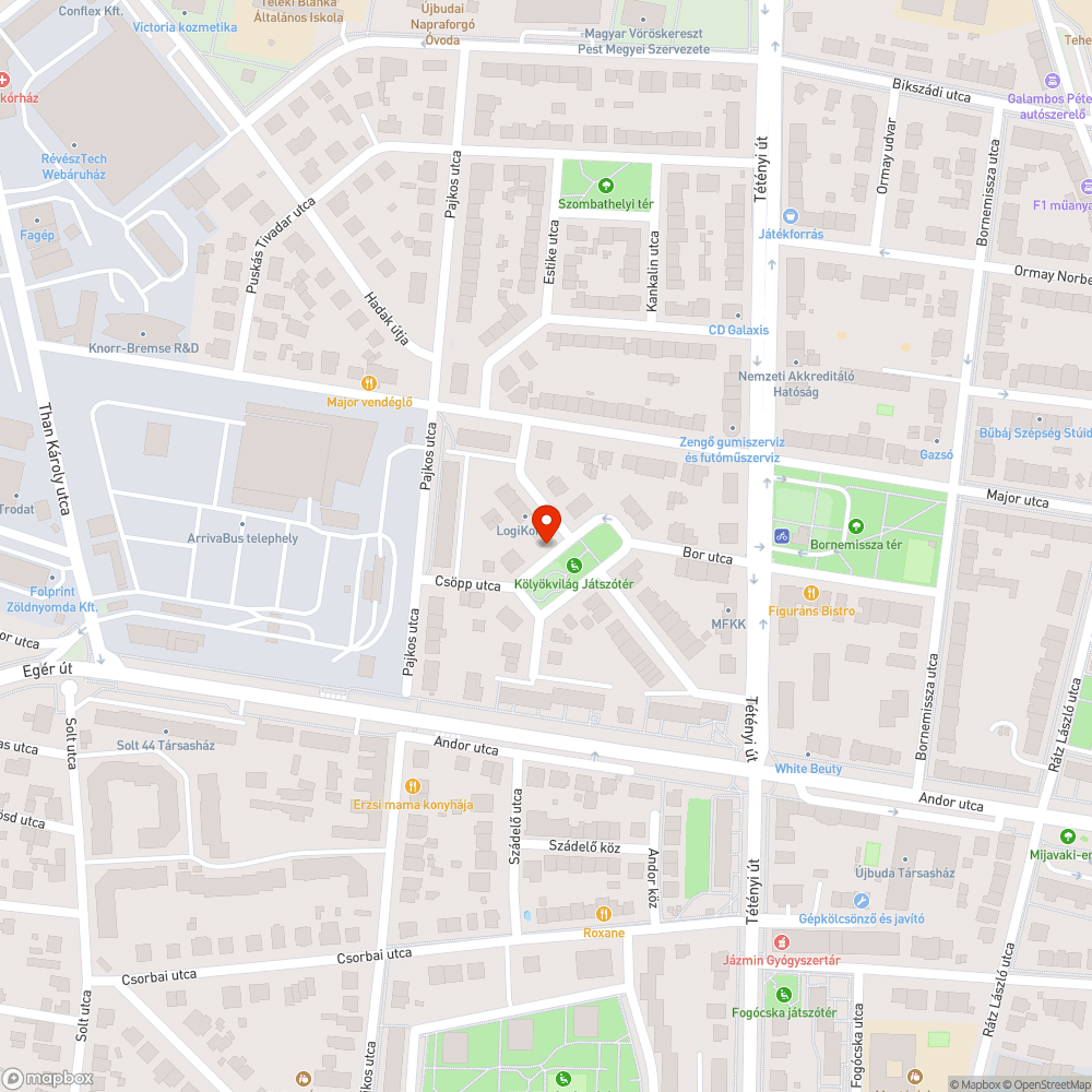 Töredezett és billegő fedlap bejelentés helye