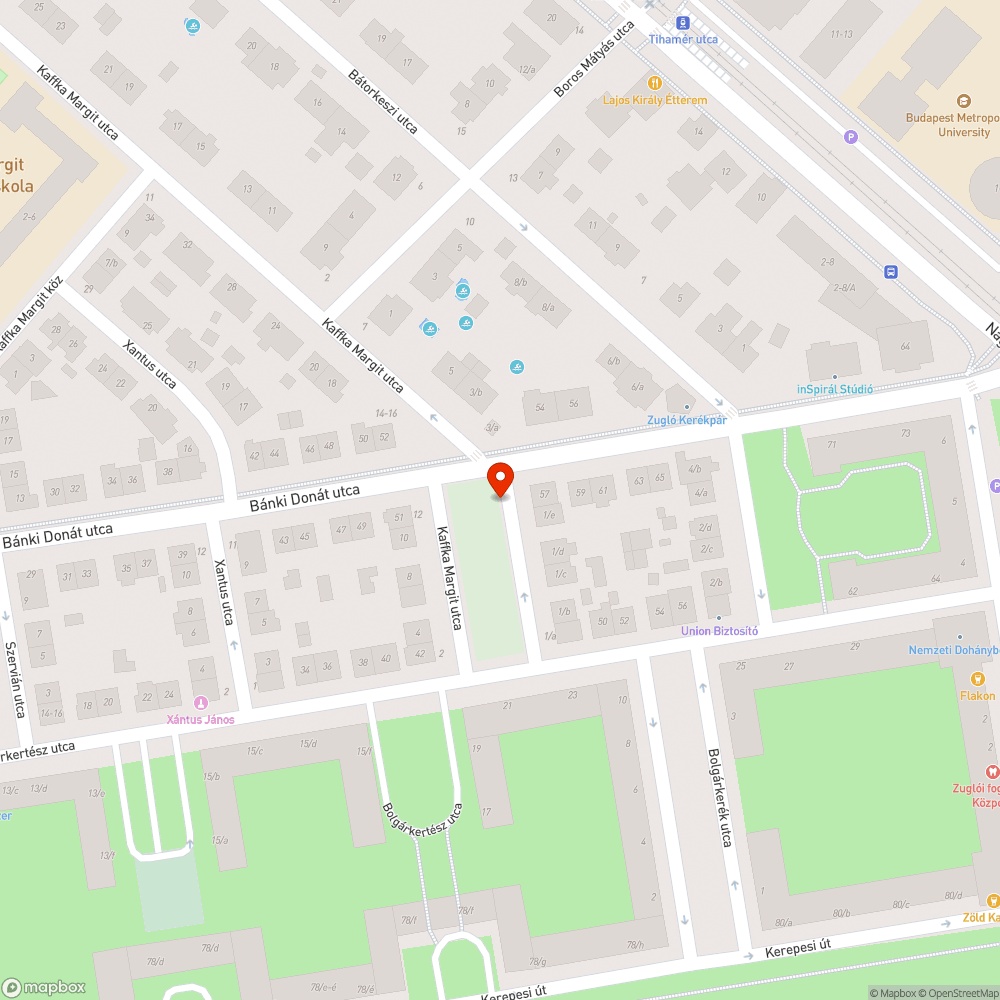 Halott fa bejelentés helye