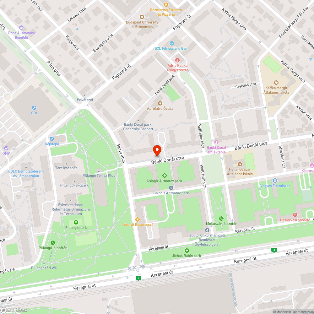 Halott fa bejelentés helye