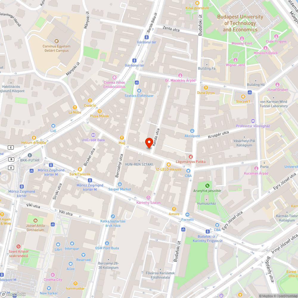 roncs Trabant raktár bejelentés helye