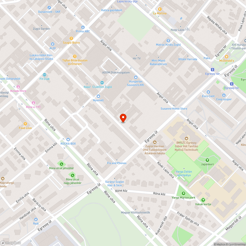 Halott fa bejelentés helye