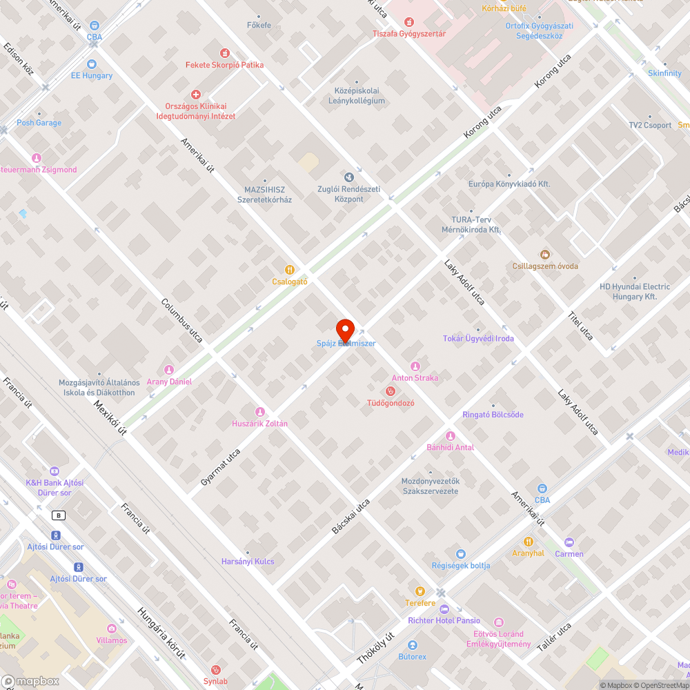 Sötét lámpa bejelentés helye