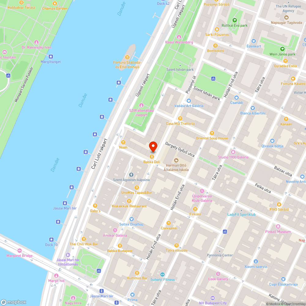 Balesetveszélyes forgalomtechnika a Pozsonyi úton bejelentés helye