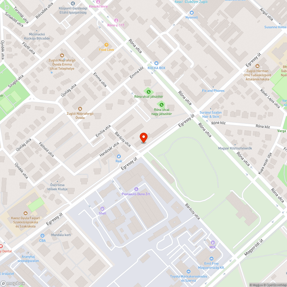 Gyenge lámpa bejelentés helye